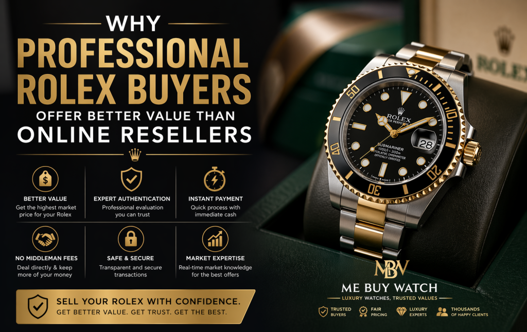 Why Professional Rolex Buyers Offer Better Value Than Online Resellers